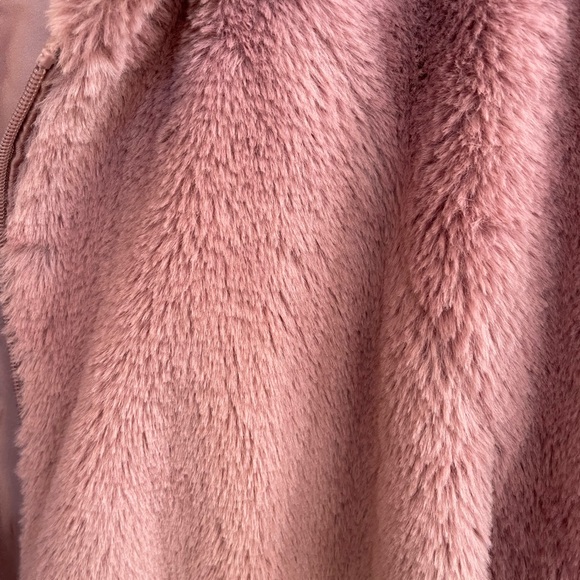 Style & Co. “Teddy” Hoodie Mauve Jacket Sz L/XL - Picture 6 of 8